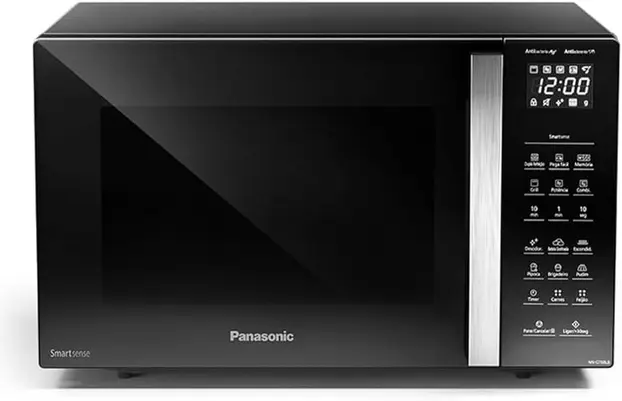 Melhor Micro-ondas Panasonic NN-GT68LBRUK 30 Litros, Grill, Preto, 220V
